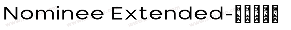 Nominee Extended字体转换